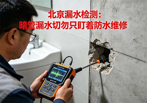 三年頑疾難除，北京岳師傅測漏一招搞定豐臺漏水疑難